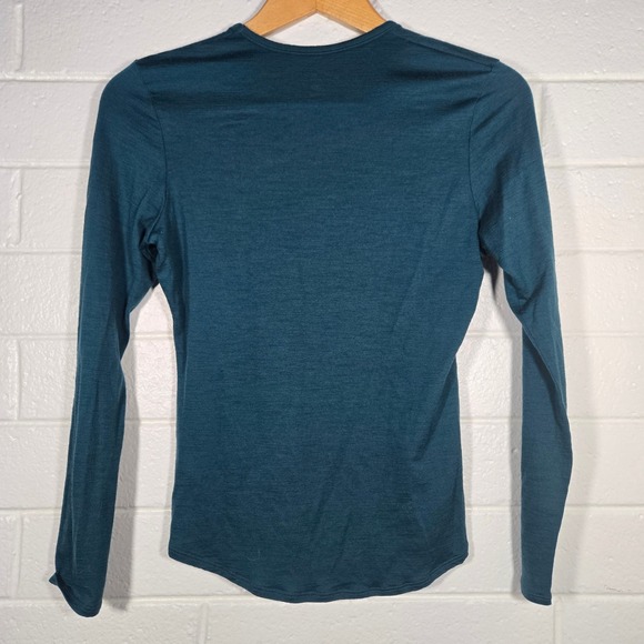 Segments Base Layer 100% Merino Wool Long Sleeve Top Crewneck Winter Ski Small - Picture 3 of 5